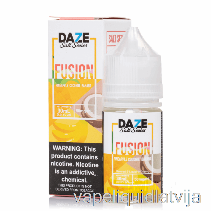 Ananāsu Kokosriekstu Banāns - 7 Dusmas Sāls - 30ml 30mg Vape šķidrums